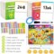 QUOKKA 3xSet Multiplication Flash Cards 3rd Grade - 340 Flashcards Multiplication and Division Math Games - Learning Board Games for Boys and Girls Ages 6-7-8 - Fun Educational Preschool Games